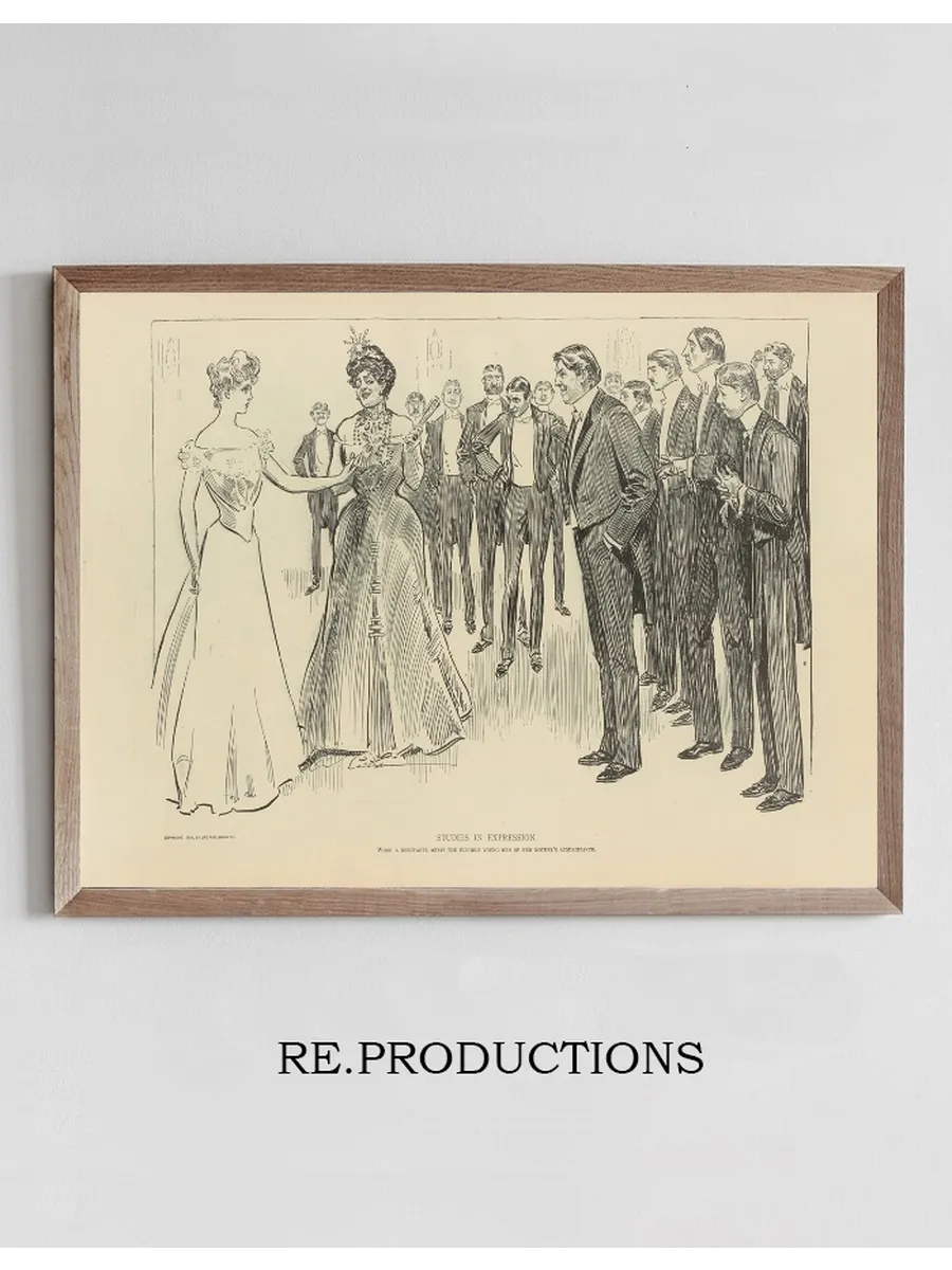 Studies in Expression, When a Debutante Meets the Eligible Young Men