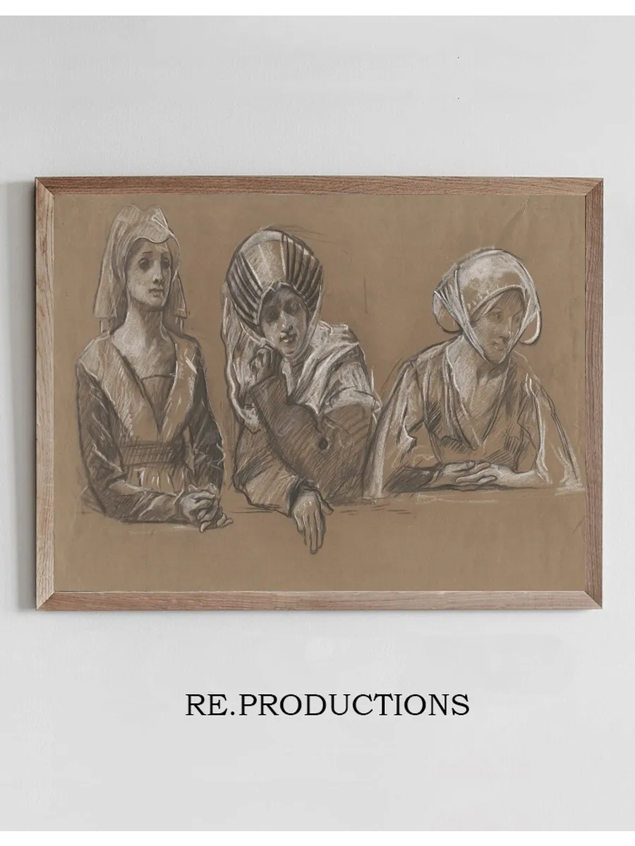 Studies of 3 Women for the Royalexchange