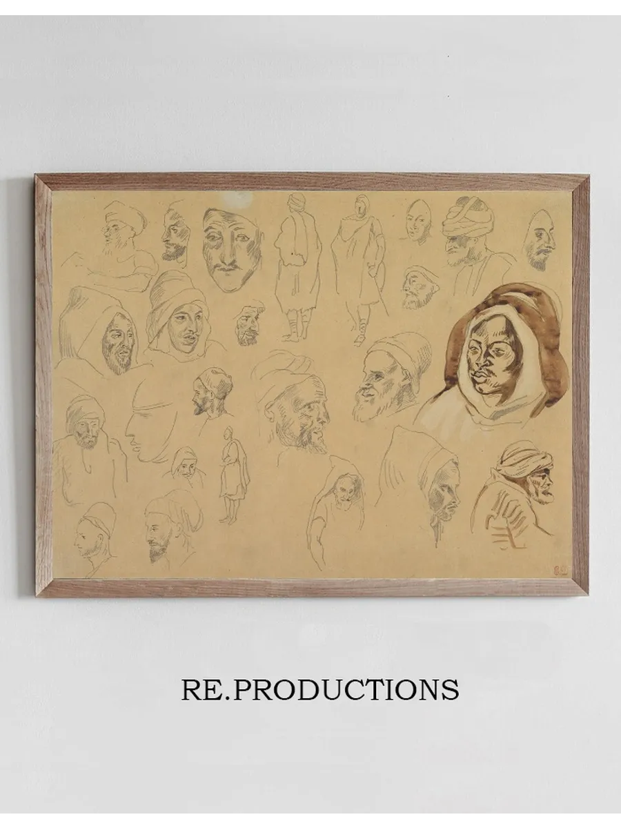 Studies of Arab Heads and Figures