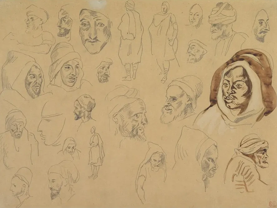 Studies of Arab Heads and Figures