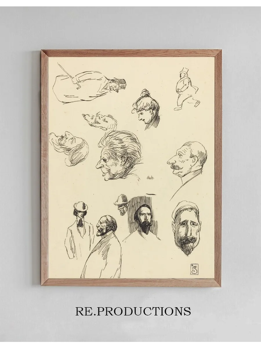 Studies of Figures and Heads