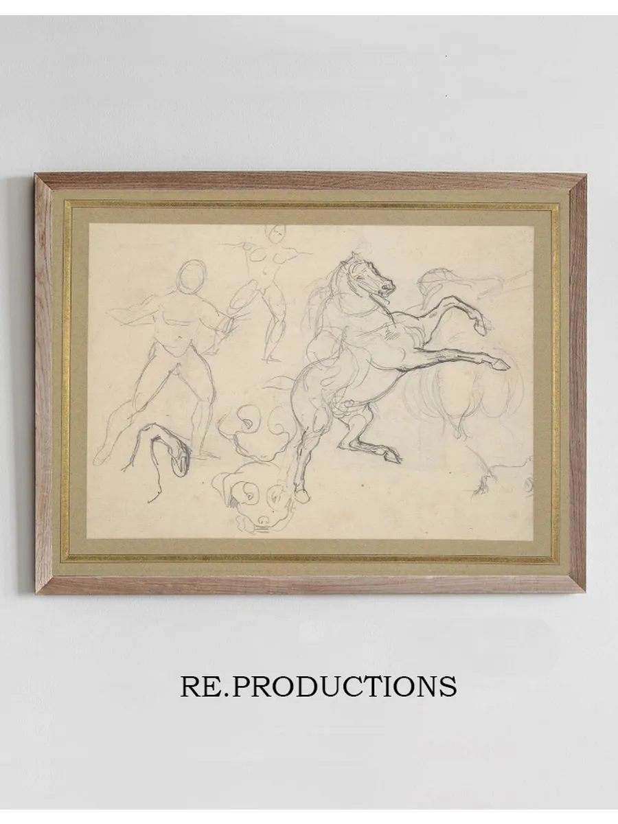 Studies of Figures, Horses andDogs