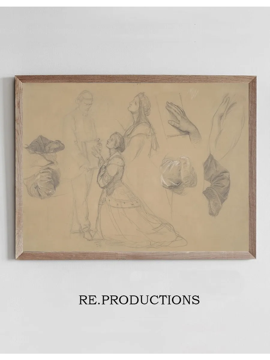 Studies of Jagie O's Overcoat for the Painting Queen Jadwiga's Oath