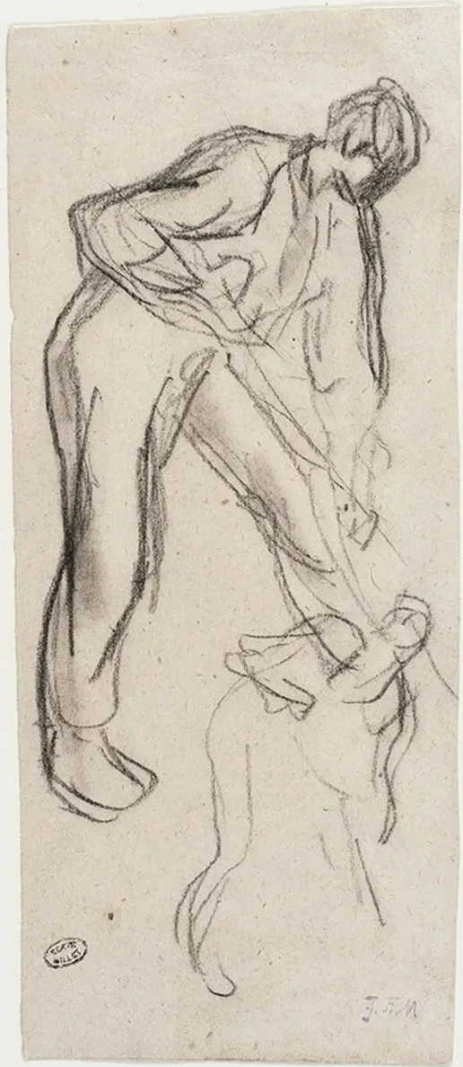 Studies of a Man Digging