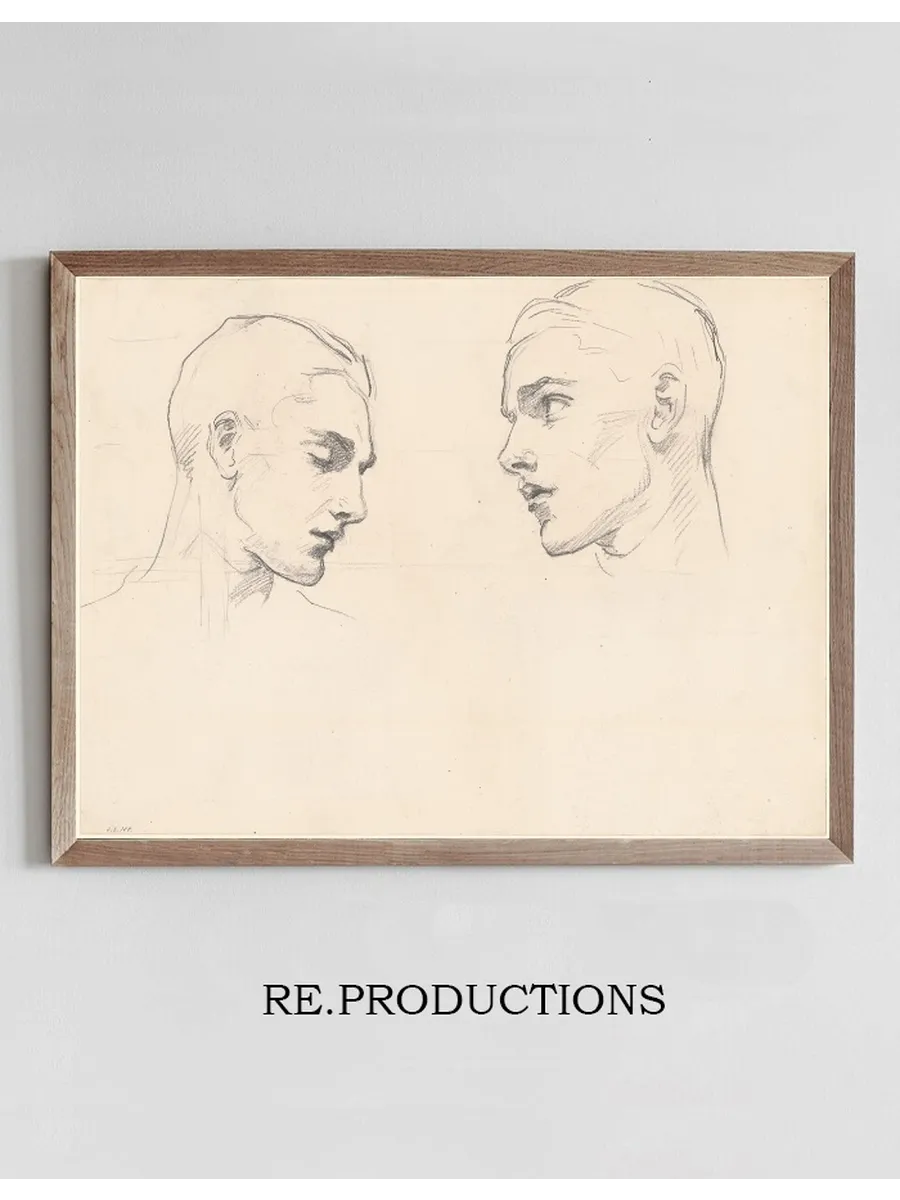 Studies of a Man's Head