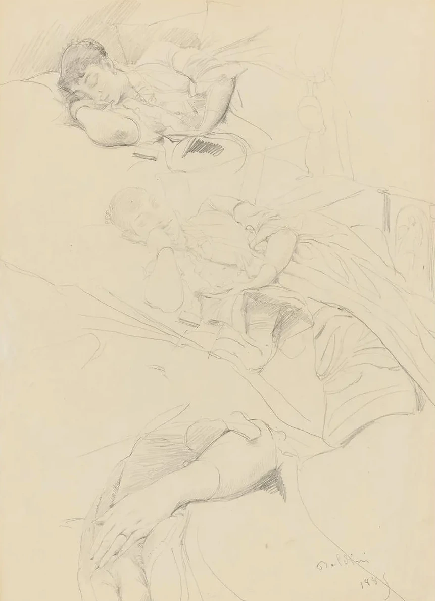 Studies of a Sleeping Woman
