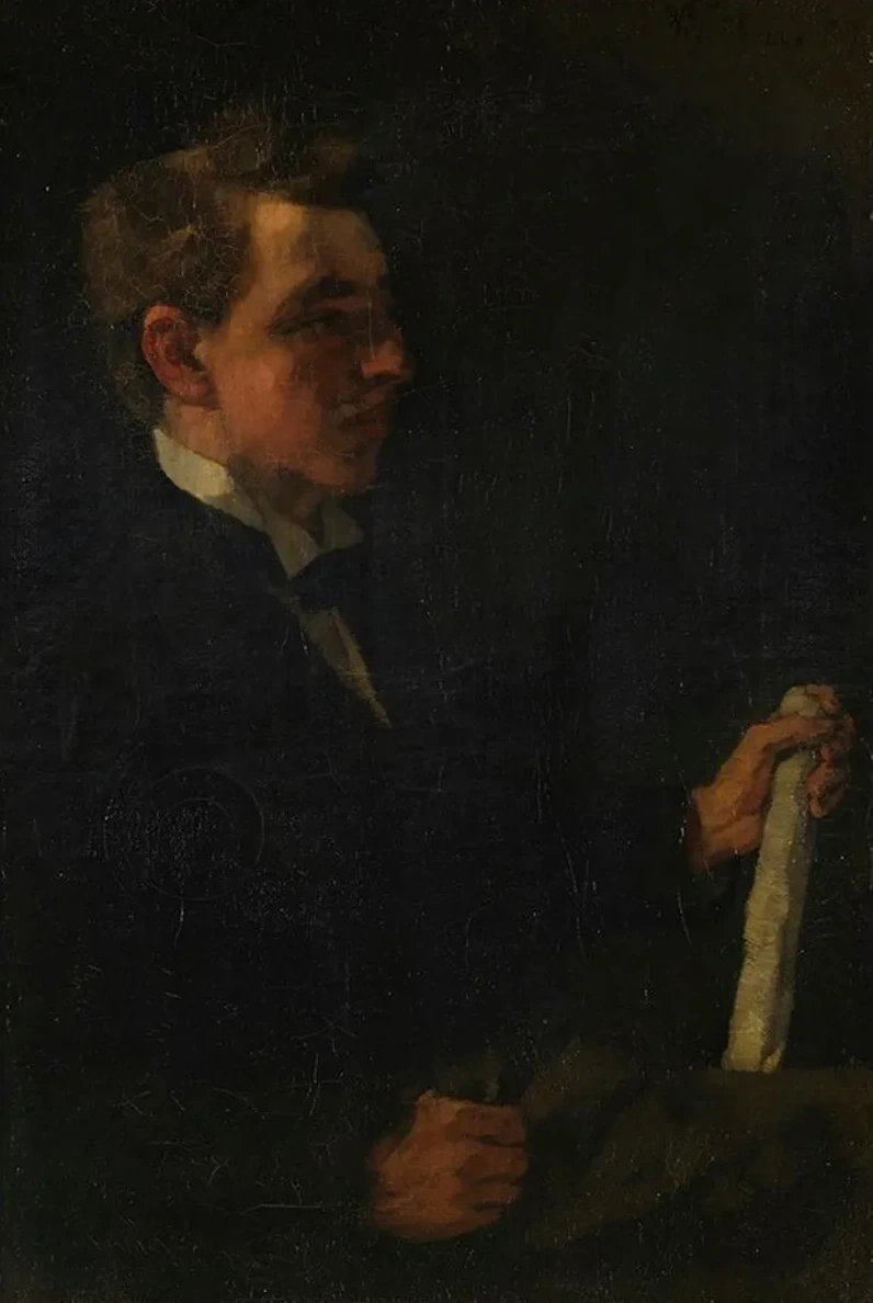 Studiosus Michaelis, Mit Papierrolle