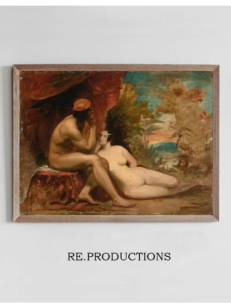 Study For A Family Of The Forests