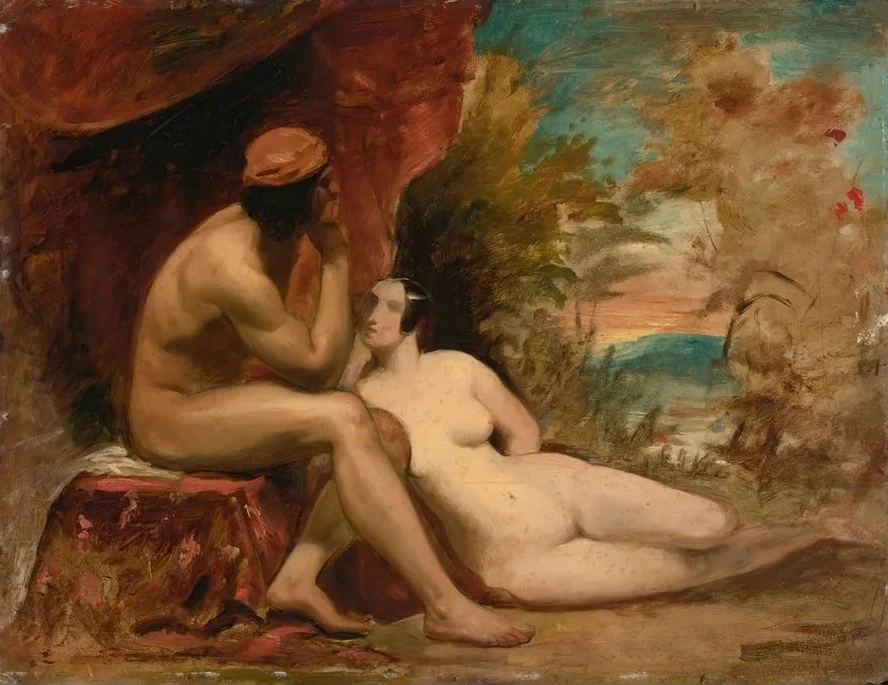 Study For A Family Of The Forests