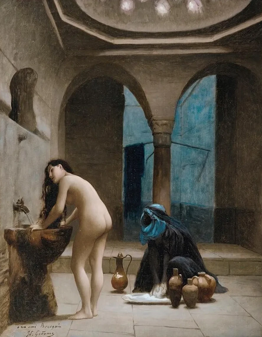 Study For A Maure Bath, Turkish Woman In The Bath