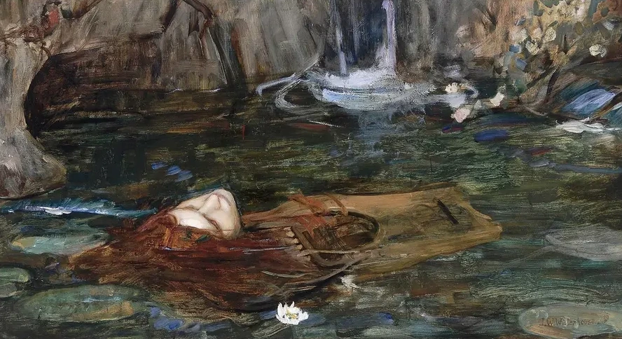 Study For Nymphs Finding The Head Of Orpheus