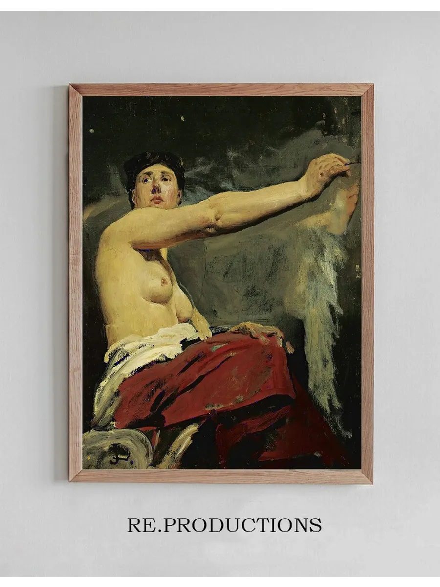 Study For The Central Figure In The Ceiling Of The Palais De La Legion D honneur