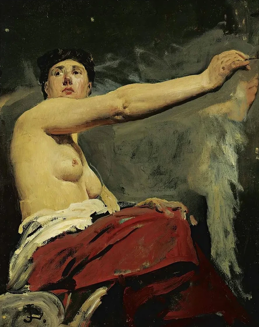 Study For The Central Figure In The Ceiling Of The Palais De La Legion D honneur