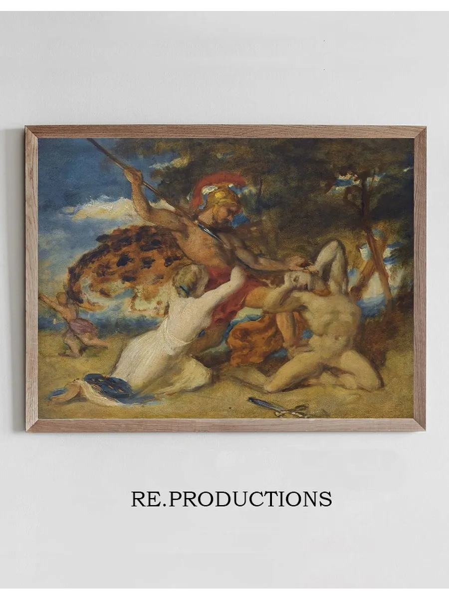 Study For The Combat,Woman Pleading For The Vanquished