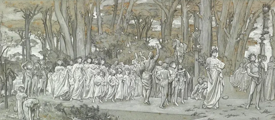 Study For The Daphnephoria