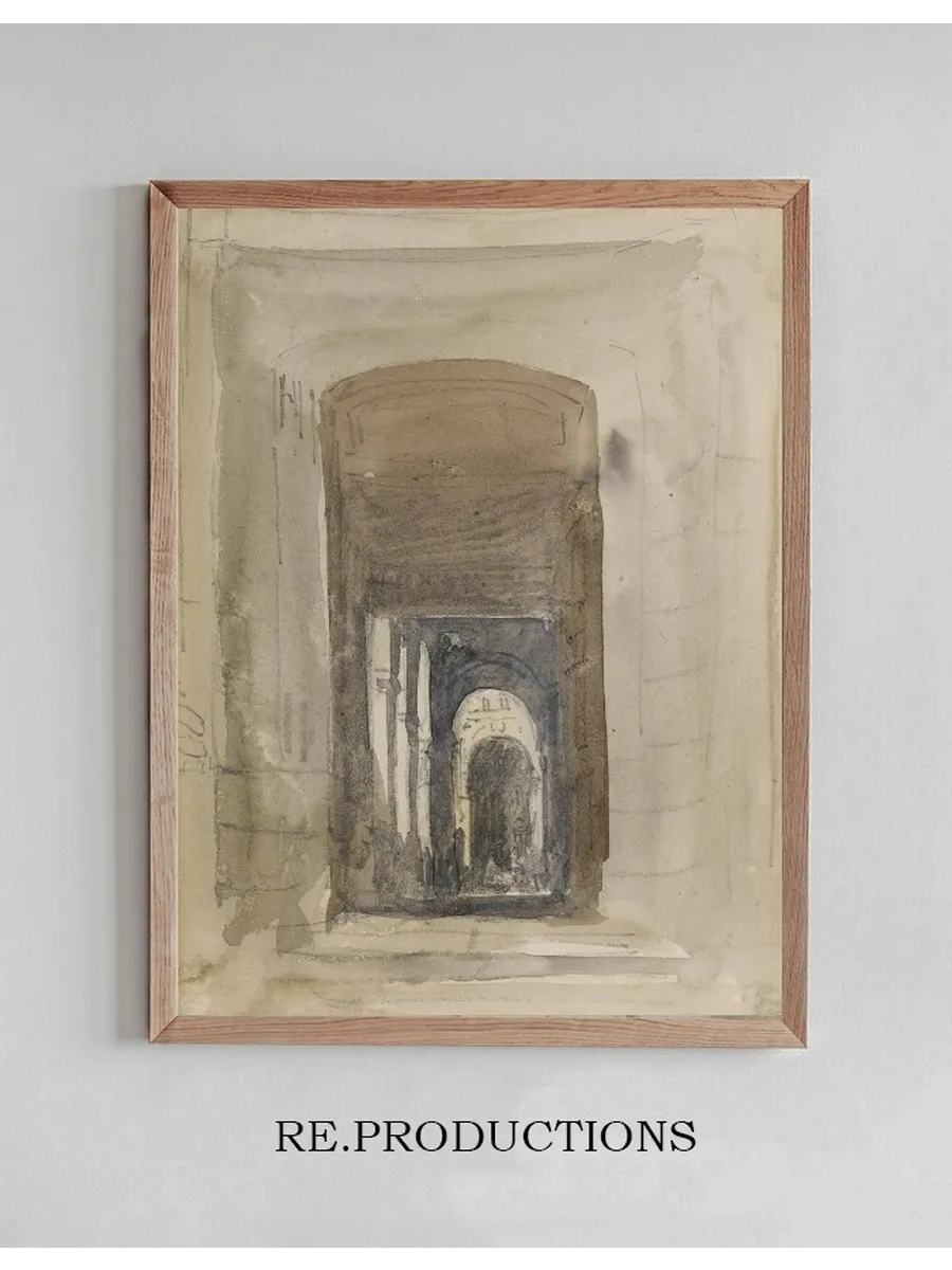 Study For The Door Of The Church Of Saint - Roch, Paris