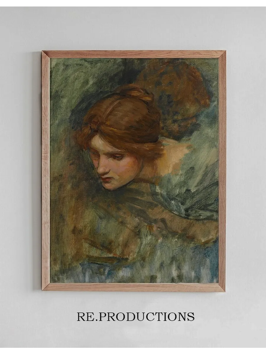 Study For The Head Of Venus In The Awakening Of Adonis