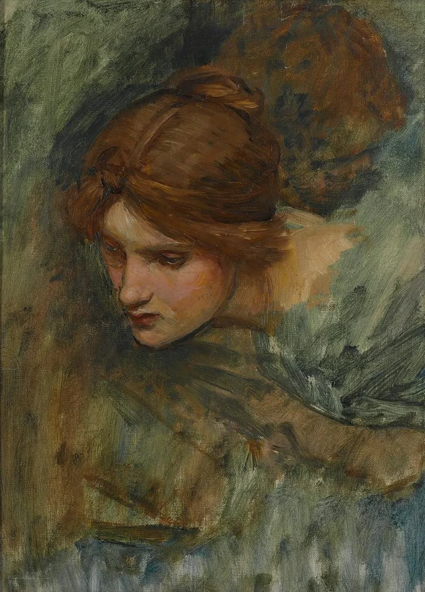 Study For The Head Of Venus In The Awakening Of Adonis