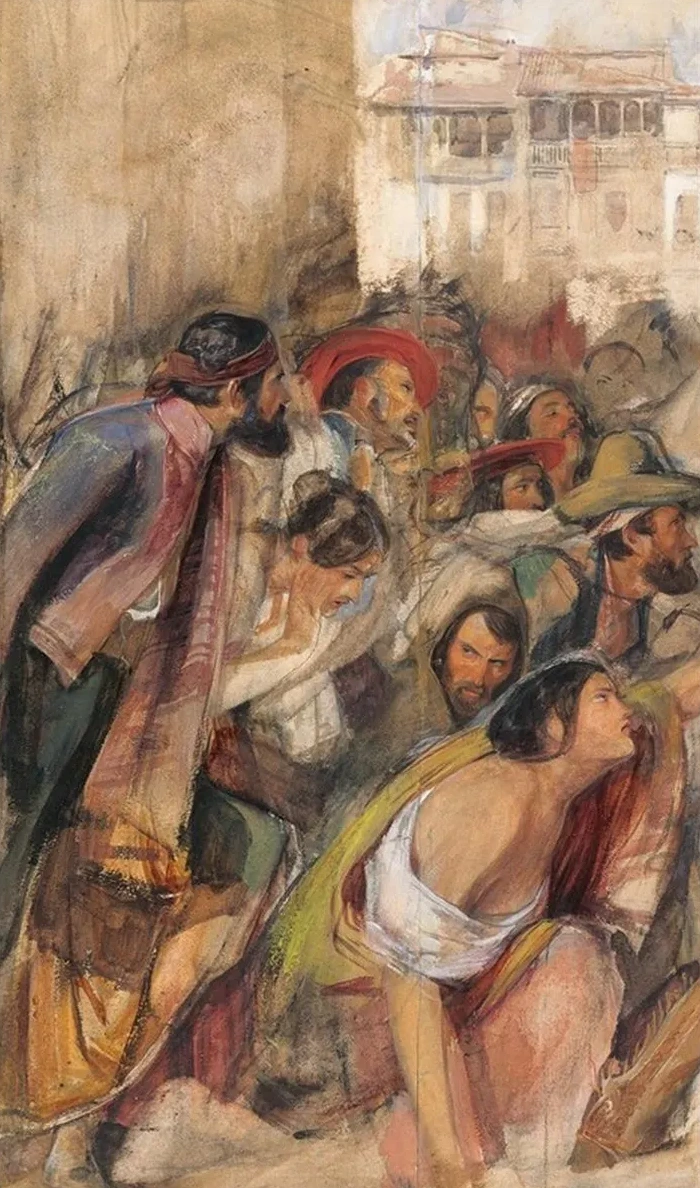 Study For The Proclamation Of Don Carlos