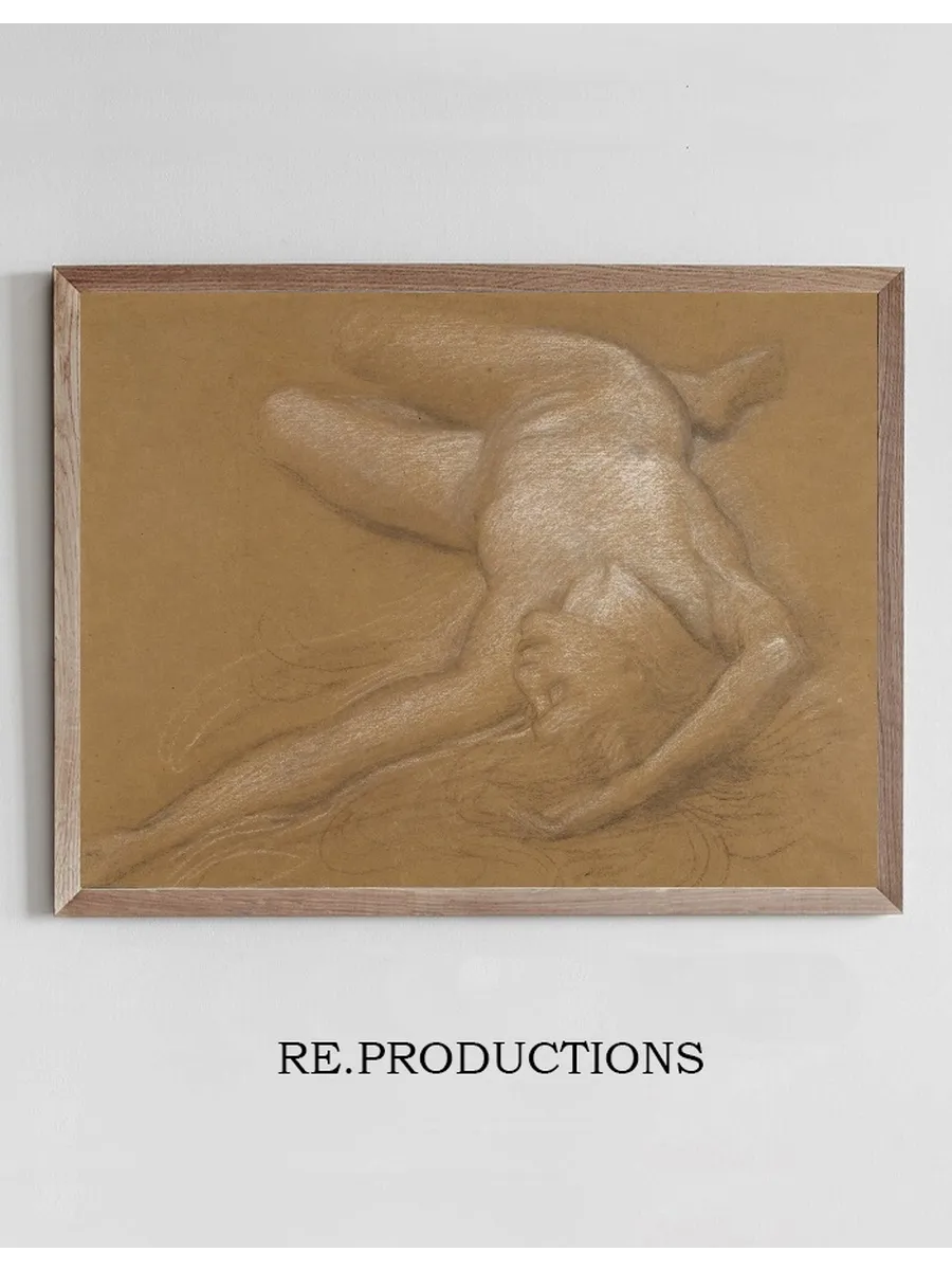 Study Of A Reclining Nude Girl For The Cave Of The Storm Nymphs