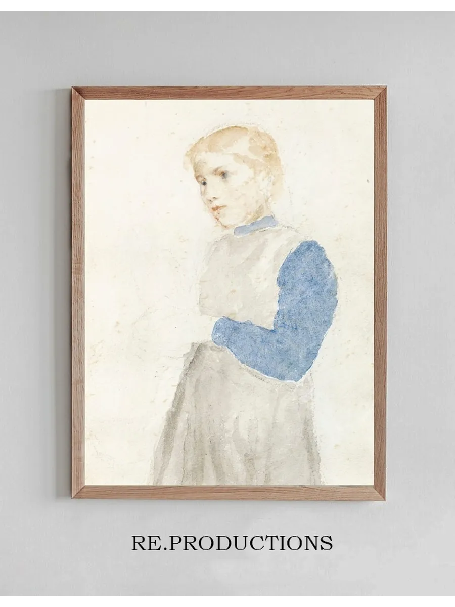 Study Of A StandingGirl