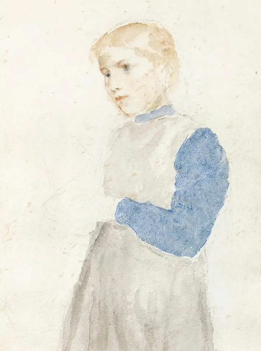 Study Of A StandingGirl