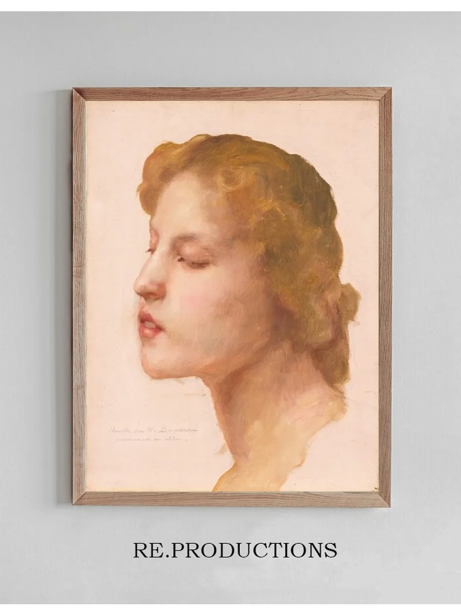 Study Of A Woman's Head