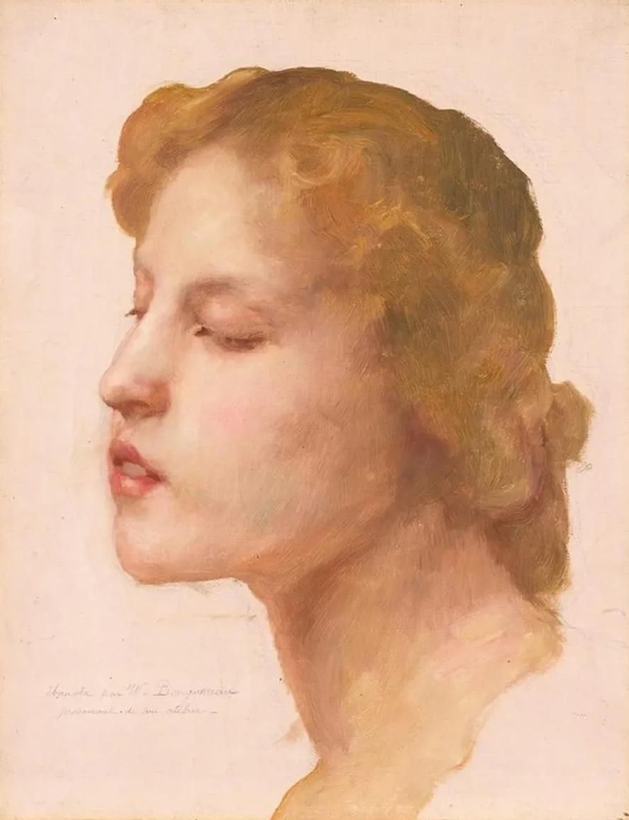 Study Of A Woman's Head