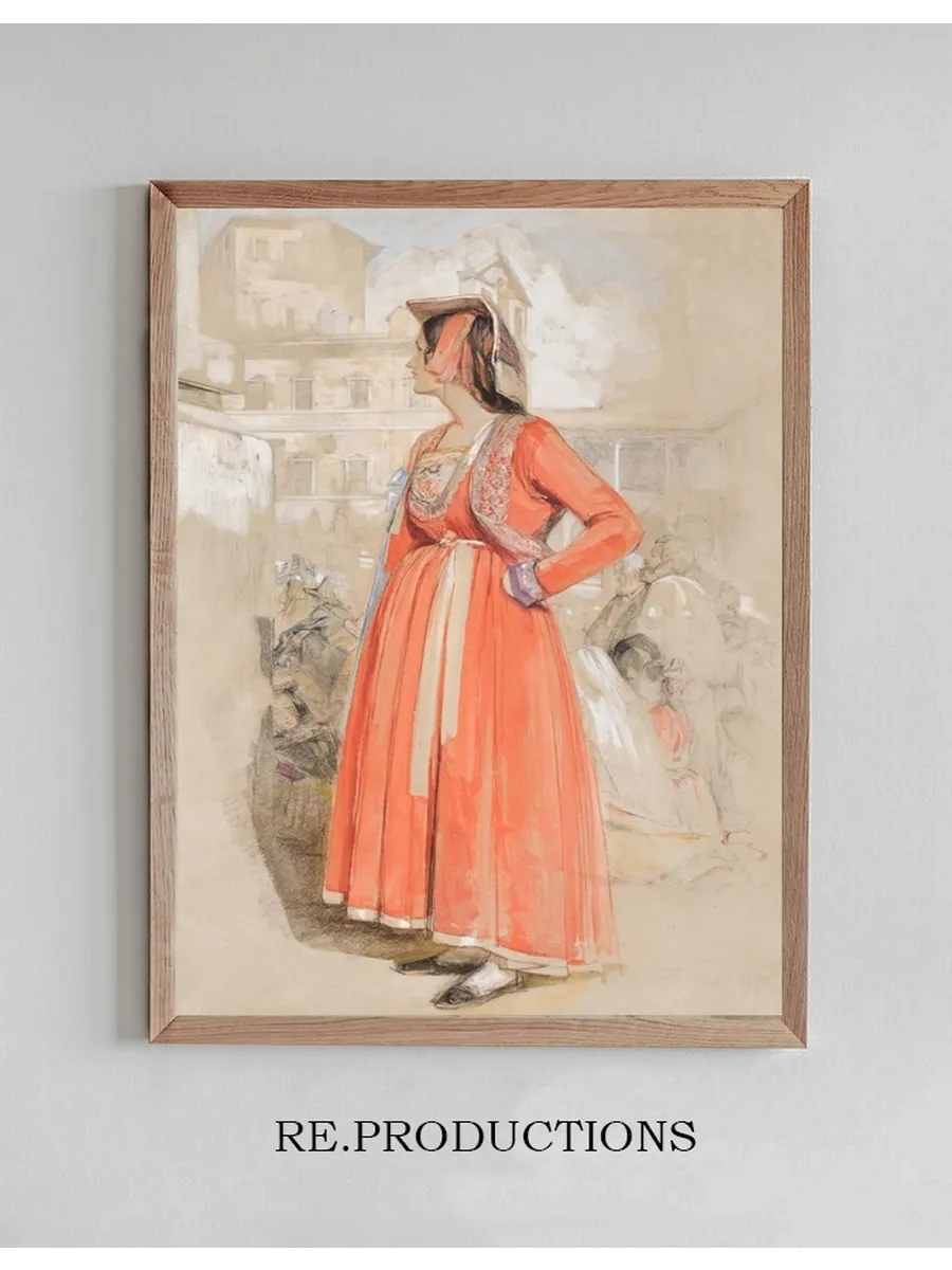 Study Of A Young Neapolitan Woman In Rome
