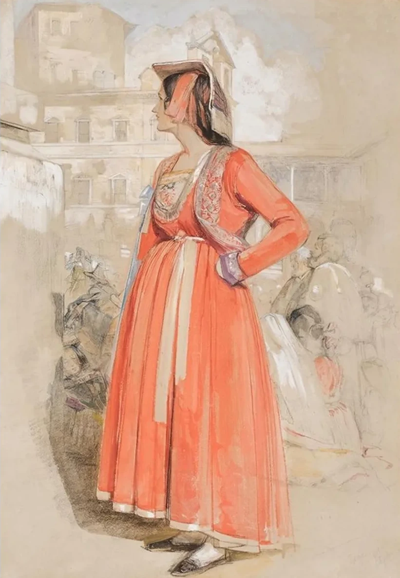 Study Of A Young Neapolitan Woman In Rome