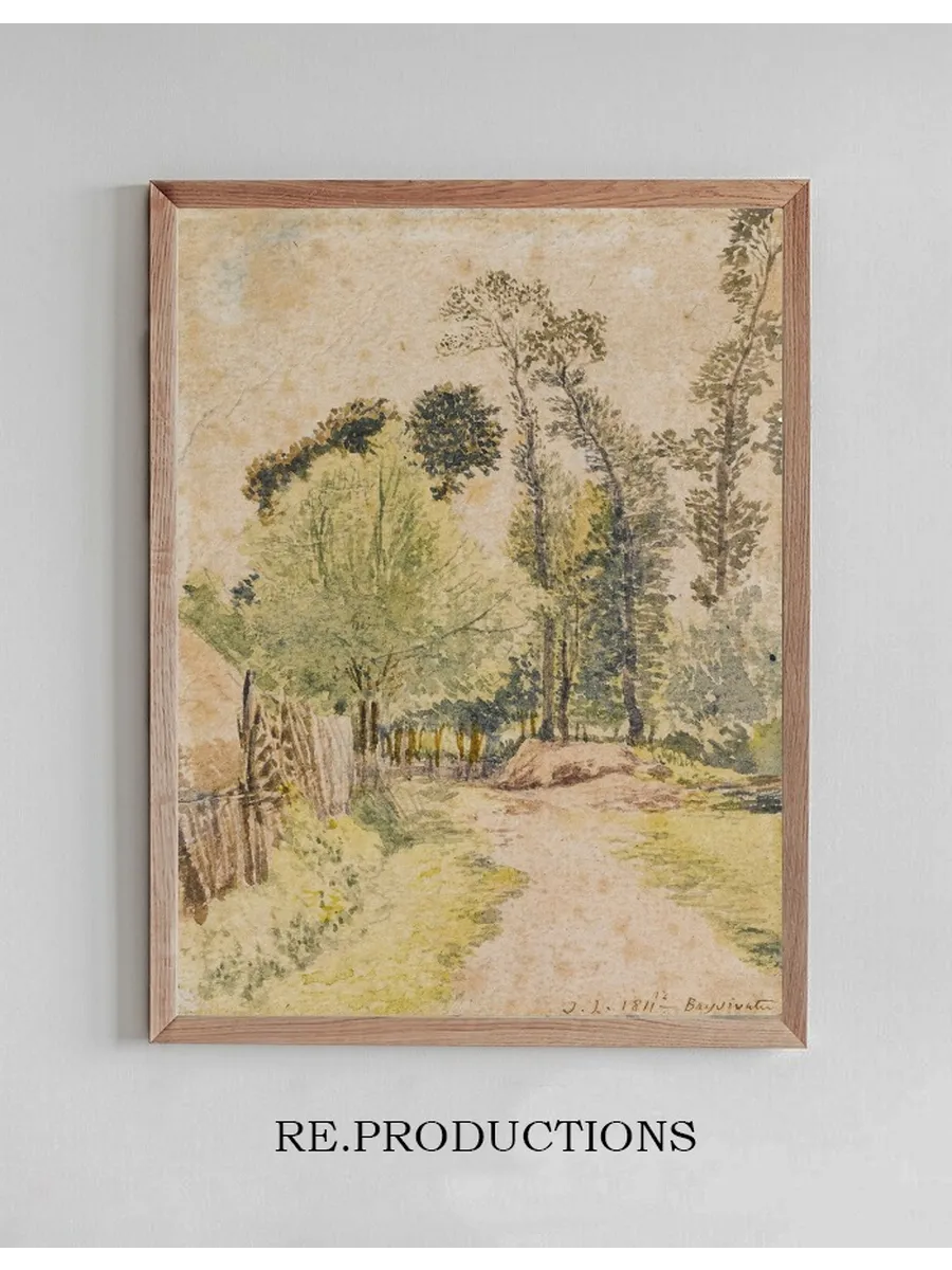 Study Of Trees At Bayswater, London