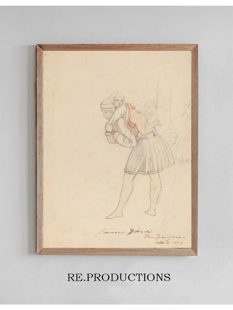 Study After Gozzoli
