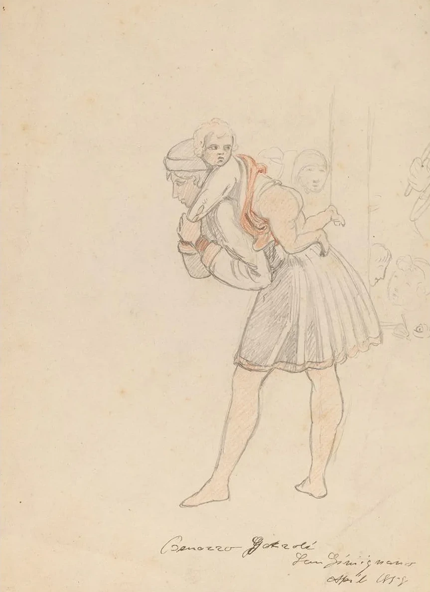 Study After Gozzoli