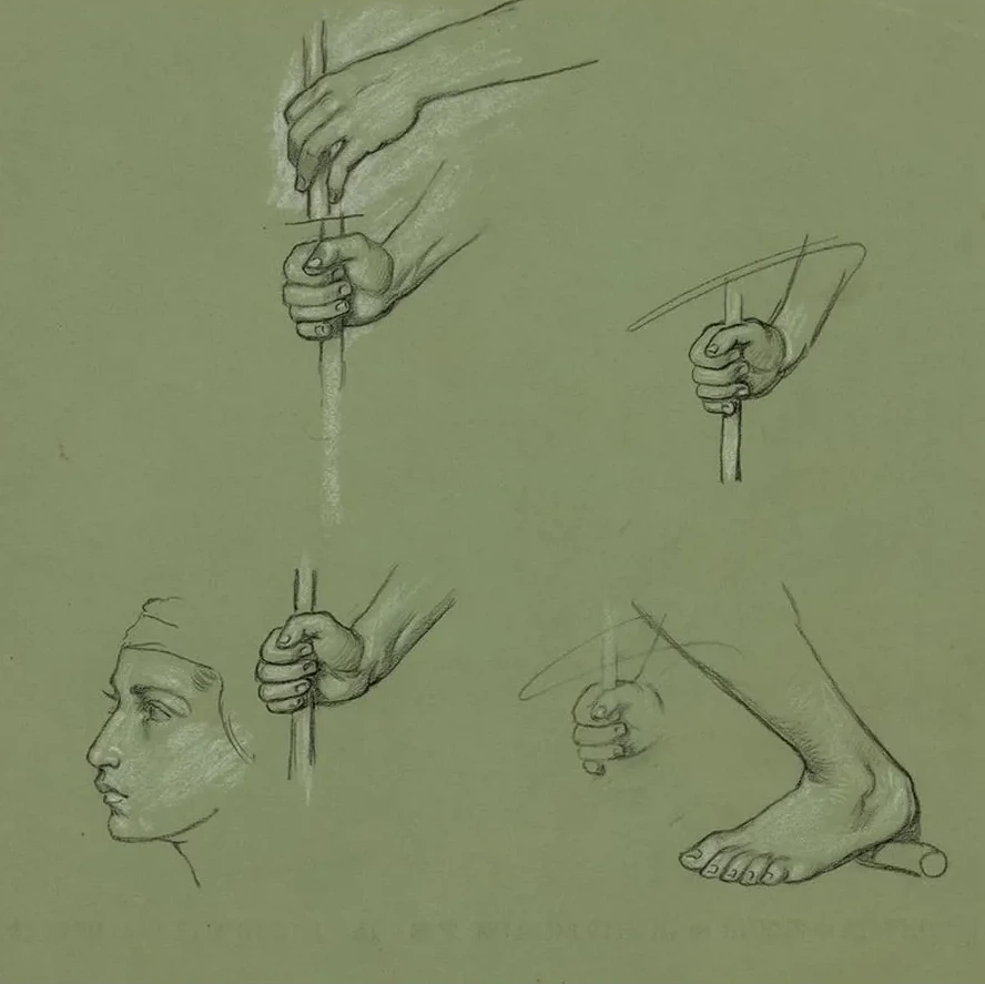 Study Drawings for the Figure of Agriculture