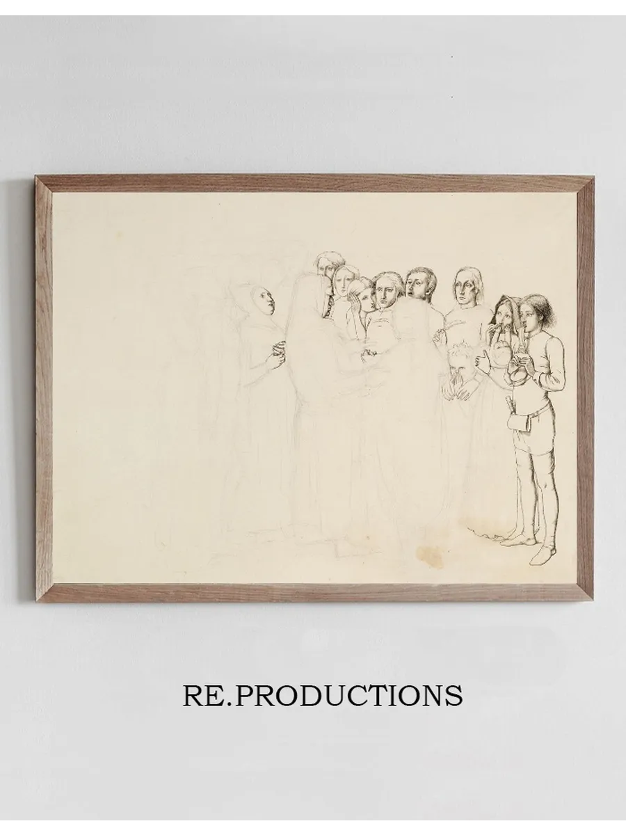 Study for A Baron Numbering his Vassals