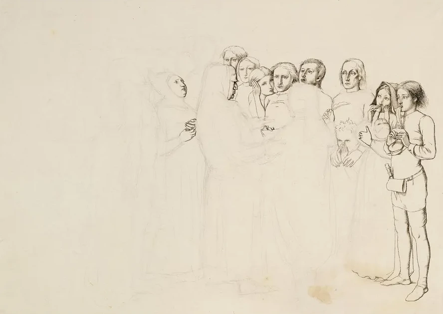 Study for A Baron Numbering his Vassals