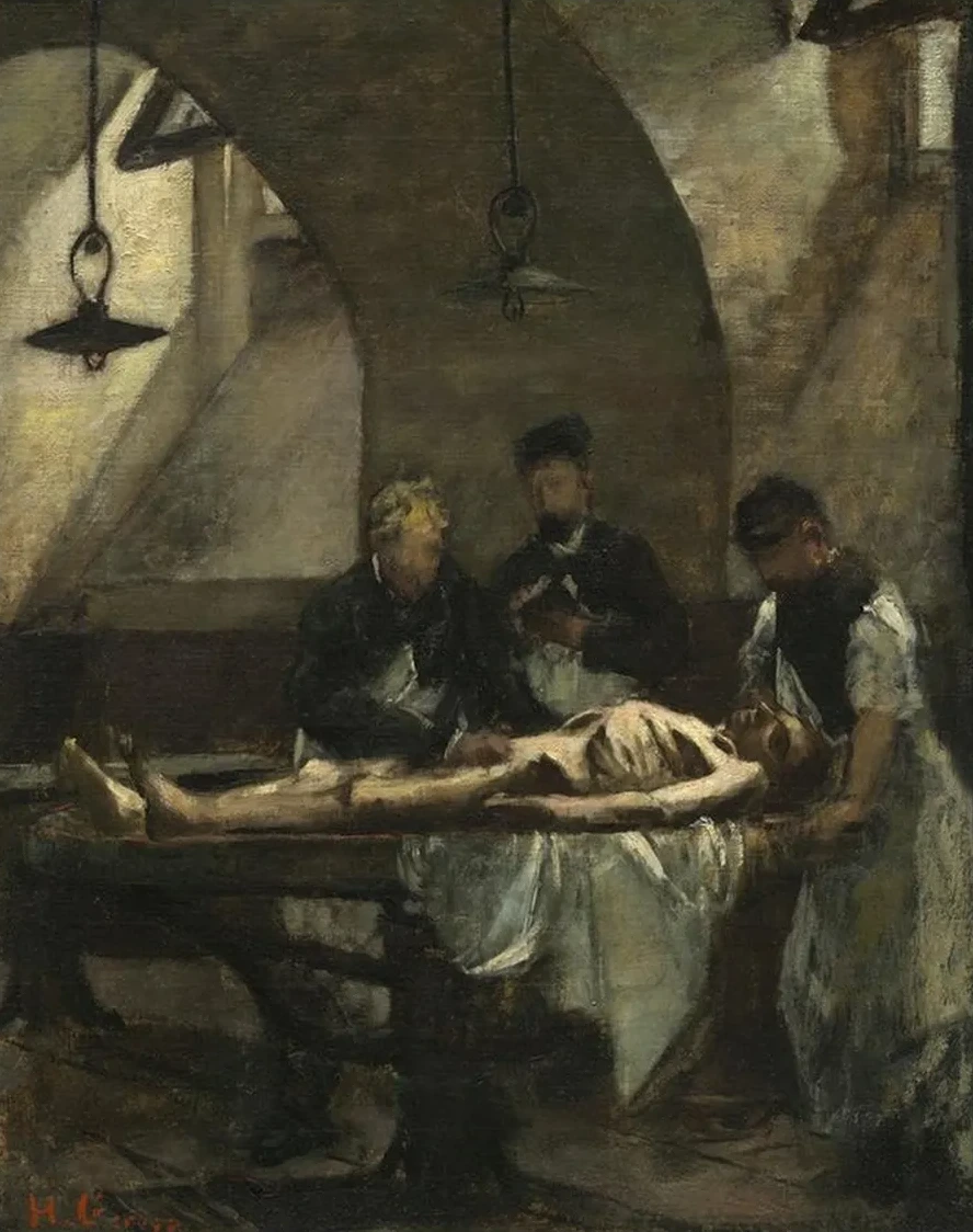 Study for Autopsy at the Hotel - Dieu