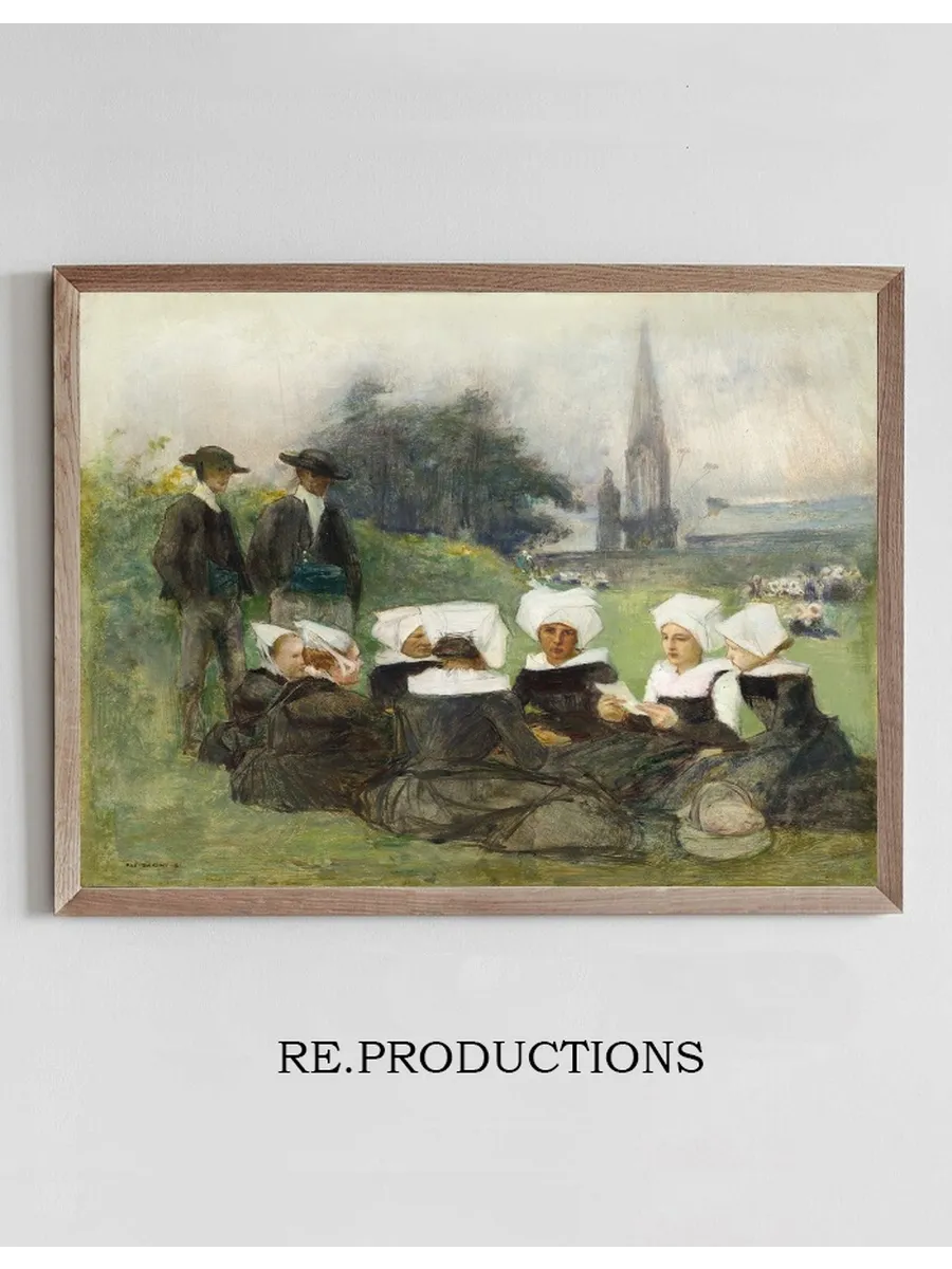 Study for Breton Women at a Pardon