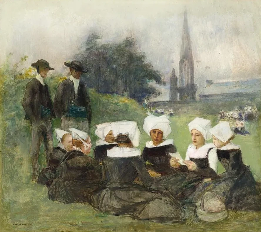 Study for Breton Women at a Pardon