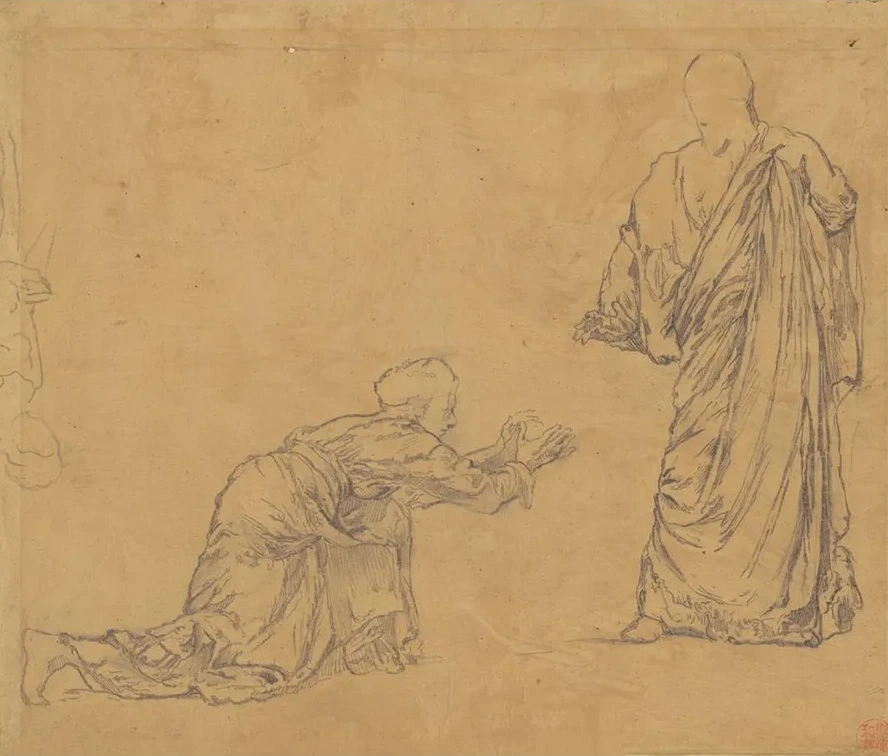 Study for Christ Appearing to Mary
