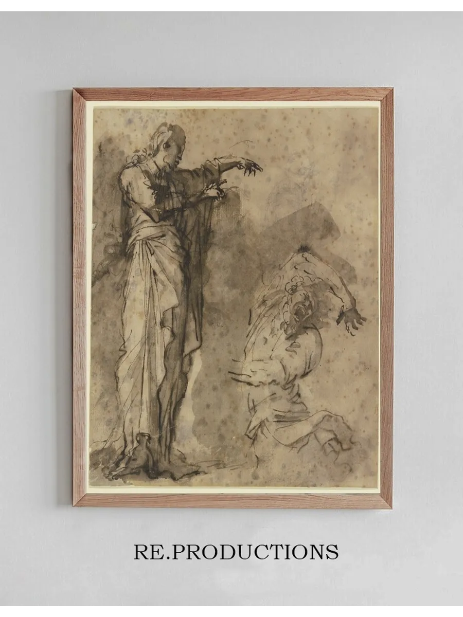 Study for Christ Exorcising a Demon