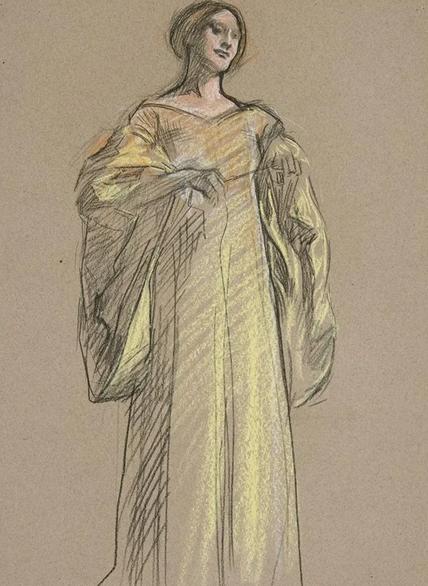 Study for Fiametta's Song (oilpainting)