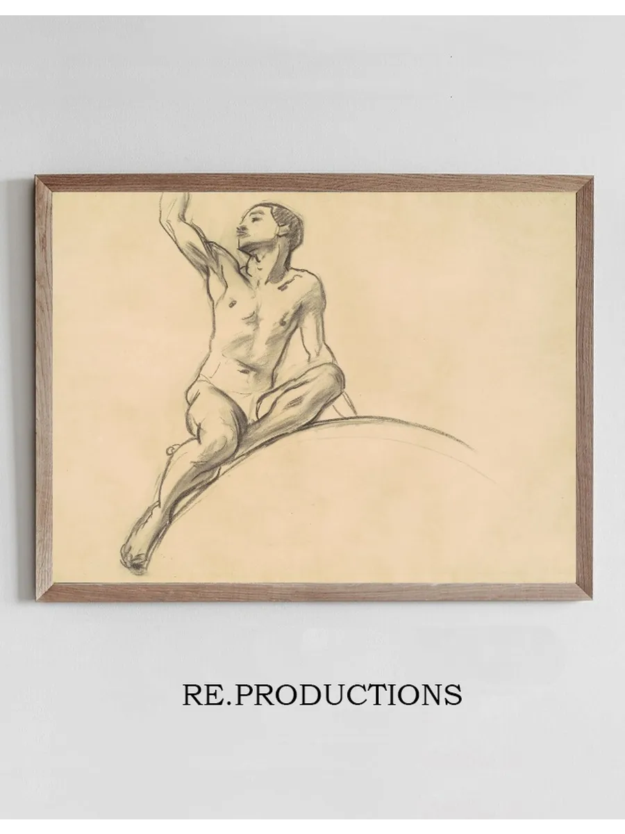 Study for Figure Above Music