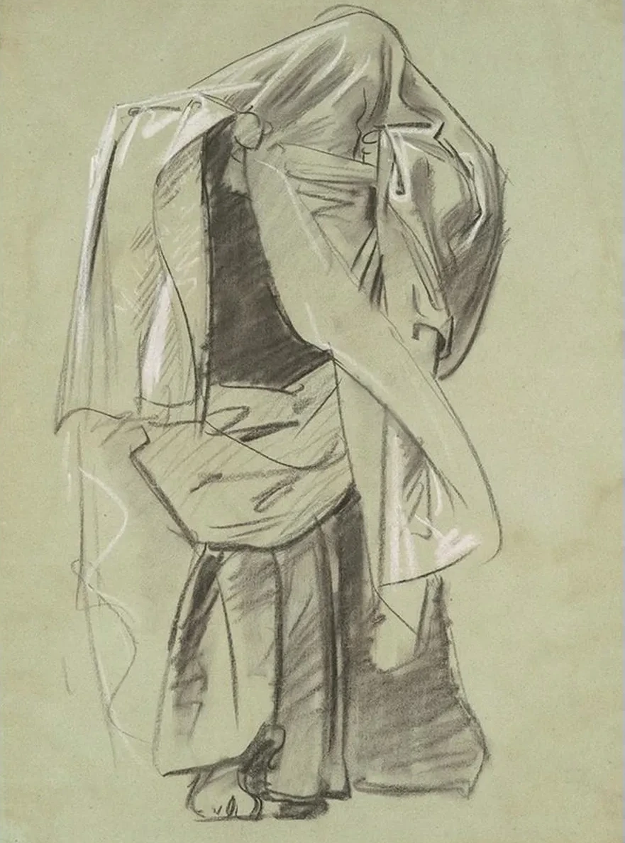 Study for Frieze of Prophets
