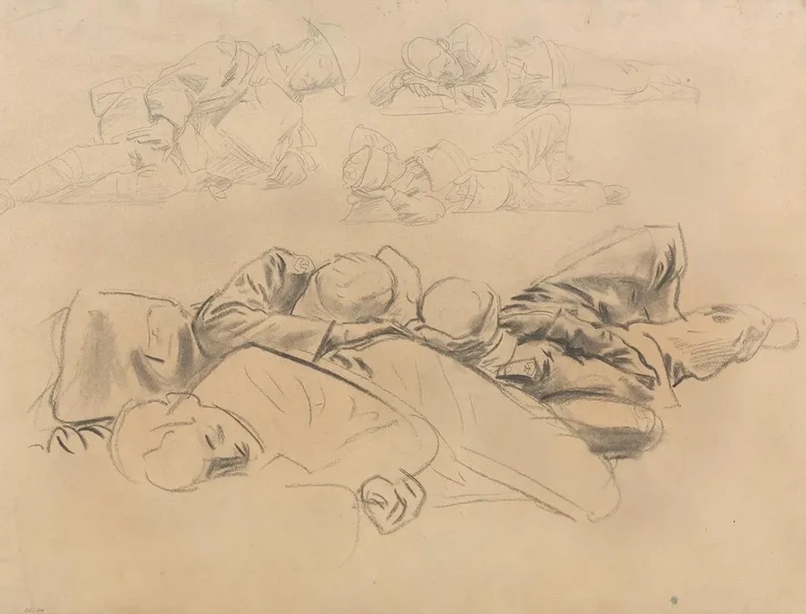 Study for Gassed Soldiers