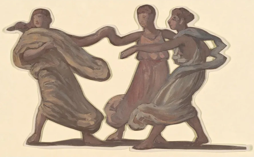 Study for Greek Girls Bathing II