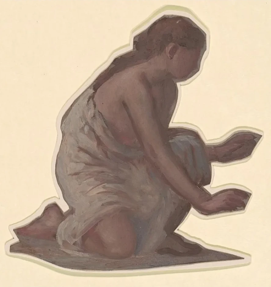 Study for Greek Girls Bathing XIII
