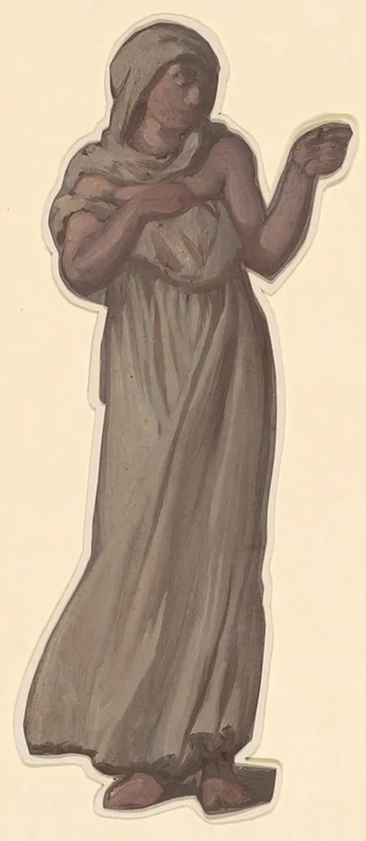 Study for Greek Girls Bathing XII
