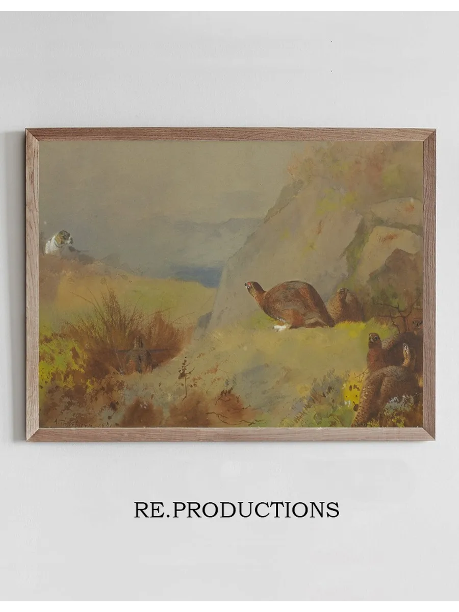 Study for Grouse on the Moor