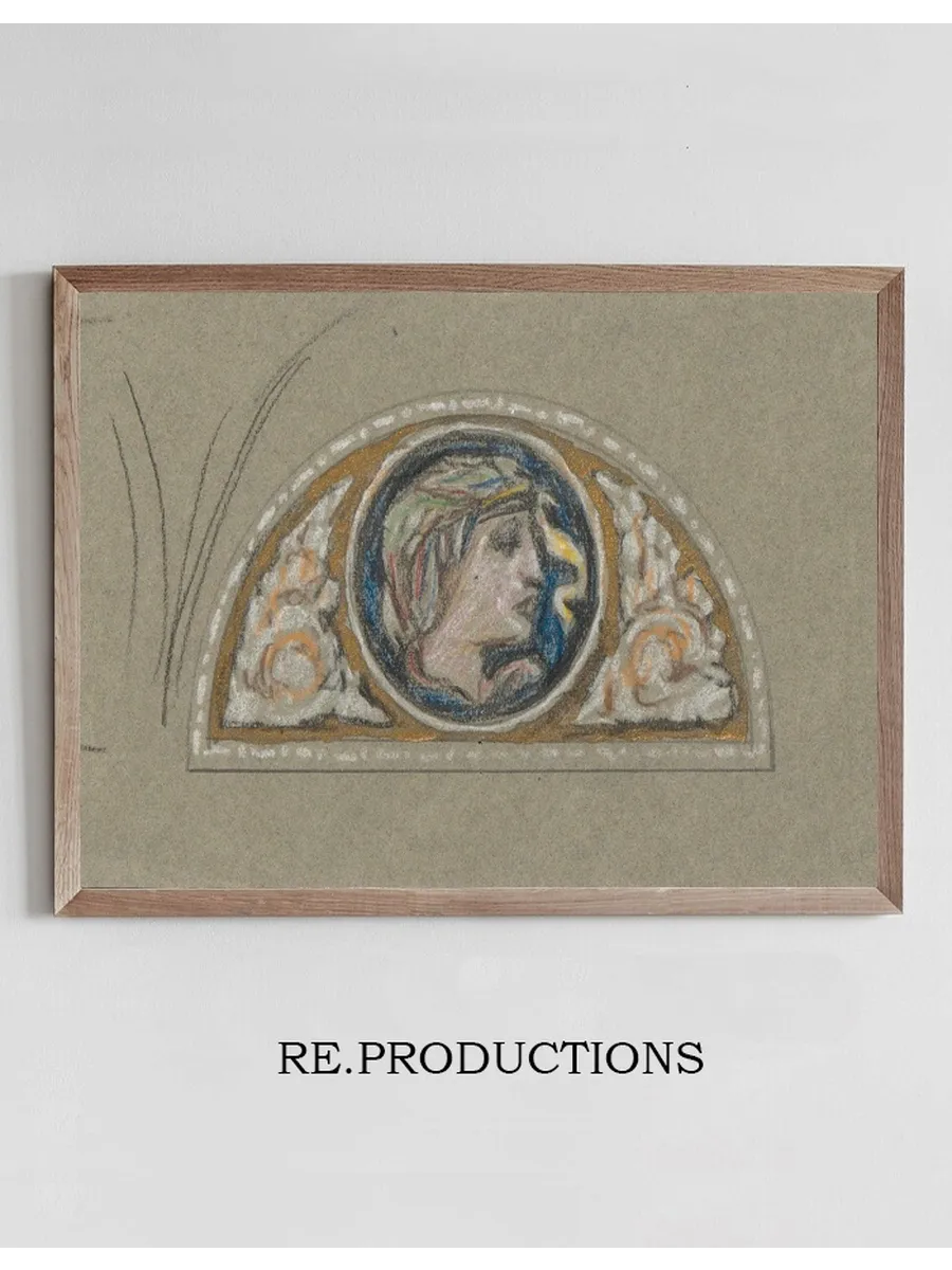 Study for Lunette with FemaleHead
